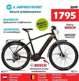 iTEK Lapierre bosch middenmotor aanbieding