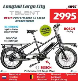 iTEK Talent bosch performance CX cargo middenmotor aanbieding