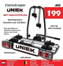 iTEK Fietsdrager uniek met snelkoppeling aanbieding