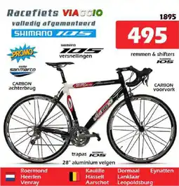 iTEK Racefiets viaggio volledig afgemonteerd shimano 10s aanbieding