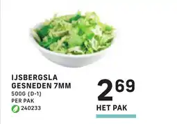 Bidfood Ijsbergsla gesneden aanbieding