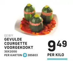 Bidfood Gewy gevulde courgette voorgekookt aanbieding
