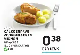 Bidfood Volys kalkoenpave voorgebakken mignon aanbieding