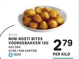 Bidfood Aviko mini rosti bites voorgebakken aanbieding