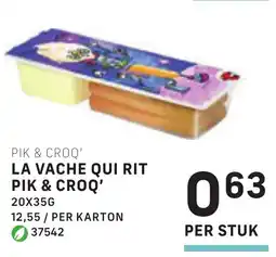 Bidfood Pik & croq la vache qui rit aanbieding