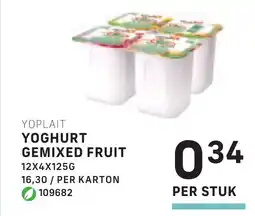 Bidfood Yoplait yoghurt gemixed fruit aanbieding