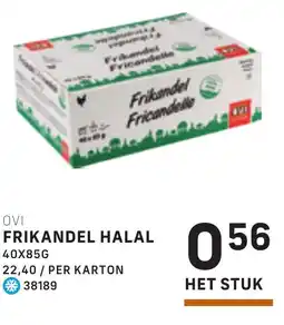 Bidfood Ovi frikandel halal aanbieding