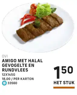 Bidfood Ovi amigo met halal gevogelte en rundvlees aanbieding