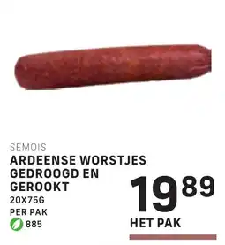 Bidfood Semois ardeense worstjes gedroogd en gerookt aanbieding