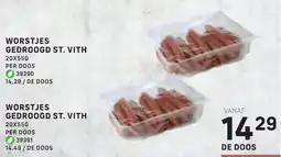 Bidfood Worstjes gedroogd ST. vith aanbieding