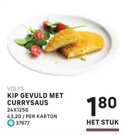 Bidfood Volys kip gevuld met currysaus aanbieding