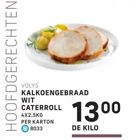 Bidfood Volys kalkoengebraad wit caterroll aanbieding