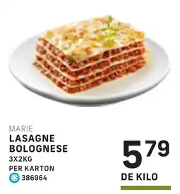 Bidfood Marie lasagne bolognese aanbieding