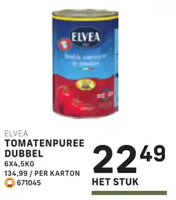 Bidfood Elvea tomatenpuree dubbel aanbieding