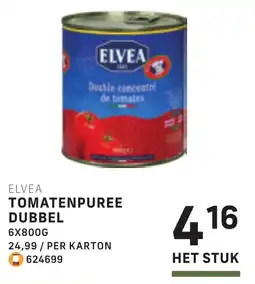 Bidfood Elvea tomatenpuree dubbel aanbieding