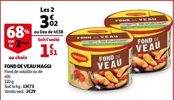Fond de veau maggi