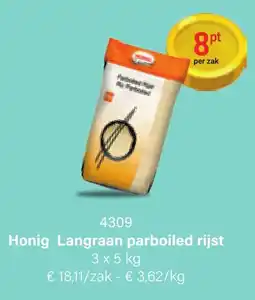Bidfood Honig Langraan parboiled rijst aanbieding