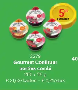 Bidfood Gourmet confituur porties combi aanbieding