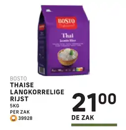 Bidfood Bosto thaise langkorrelige rijst aanbieding