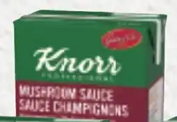 Bidfood Knorr professional garde d'or champignonsaus met garnituur aanbieding