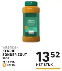 Bidfood Verstegen Kerrie Zonder Zout aanbieding