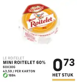Bidfood Le Roitelet Mini Roitelet 60% aanbieding