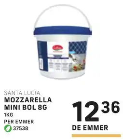 Bidfood Santa Lucia Mozzarella Mini Bol aanbieding