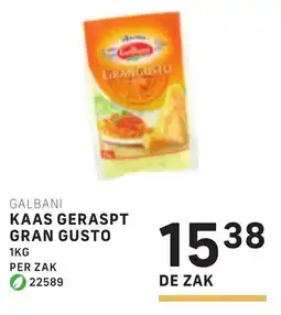 Bidfood Galbani kaas geraspt gran gusto aanbieding