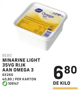 Bidfood Bebo Minarine light 35 VG Rijk Aan Omega 3 aanbieding