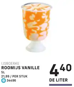 Bidfood Ijsboerke Roomijs Vanille aanbieding