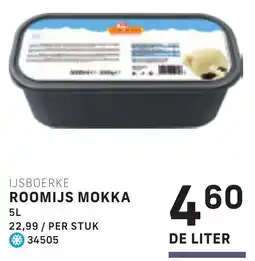 Bidfood Ijsboerke Roomijs Mokka aanbieding