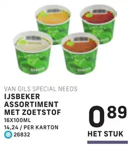 Bidfood Van gils special needs ijsbeker assortiment met zoetstof aanbieding