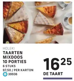 Bidfood Holeki taarten mixdoos 10 porties aanbieding