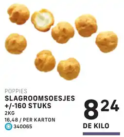 Bidfood Poppies Slagroomsoesjes aanbieding