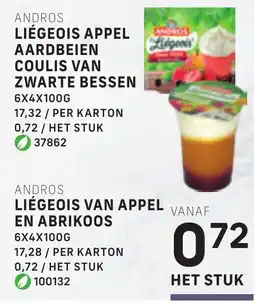 Bidfood Andros aanbieding
