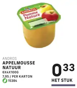 Bidfood Andros appelmousse natuur aanbieding