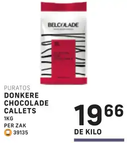 Bidfood Puratos donkere chocolade callets aanbieding