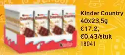 Bidfood Kinder Country aanbieding