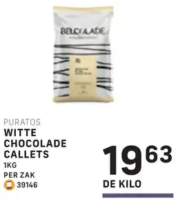 Bidfood Puratos witte chocolade callets aanbieding