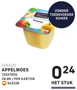 Bidfood Faraud Appelmoes aanbieding