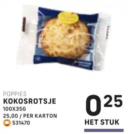 Bidfood Poppies Kokosrotsje aanbieding