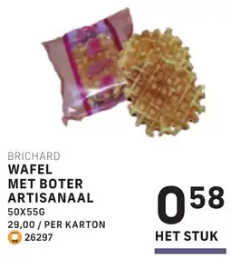 Bidfood Brichard Wafel met Boter Artisanaal aanbieding
