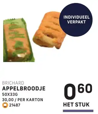 Bidfood Brichard Appelbroodje aanbieding