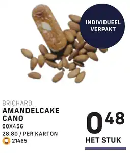 Bidfood Brichard amandelcake cano aanbieding