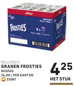 Bidfood Kellogg's granen frosties aanbieding