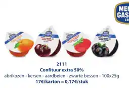 Bidfood Menz & Gasser Confituur extra 50% aanbieding