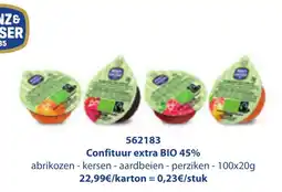 Bidfood Menz & Gasser Confituur extra BIO 45% aanbieding
