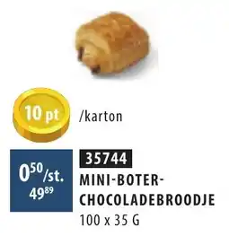 Bidfood Mini Boter Chocoladebroodje aanbieding
