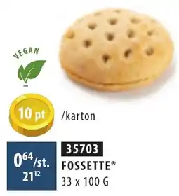 Bidfood Fossette aanbieding