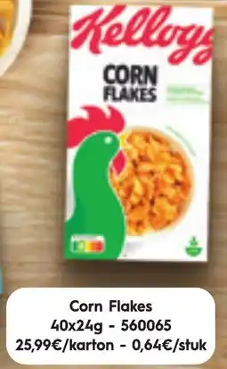 Bidfood kellogg's Corn Flakes aanbieding